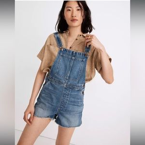 Madewell Adirondack  Short Overalls XS